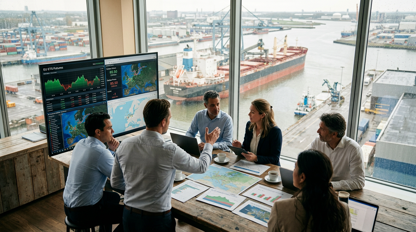 Illustrative image for Alkagesta Bolsters Carbon Desk to Support Maritime EU ETS Compliance