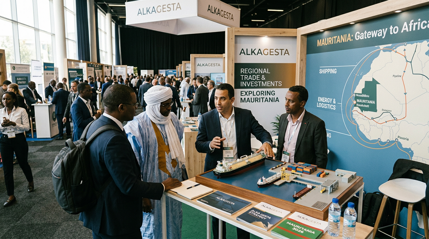 Illustrative image for Alkagesta Explores Regional Trade at Mauritania Investment Forum 2026