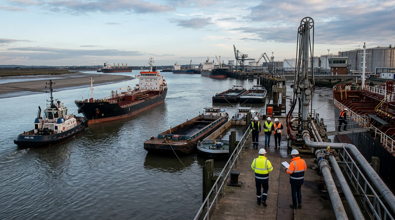 Illustrative image for Fuel Oil Markets Surge Amid Hormuz Measures and Rhine Barge Constraints