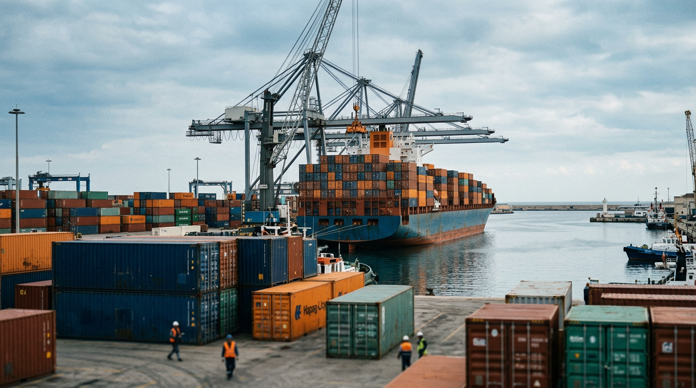 Illustrative image for Hapag-Lloyd Adjusts Transatlantic Tariffs from Mediterranean to North America