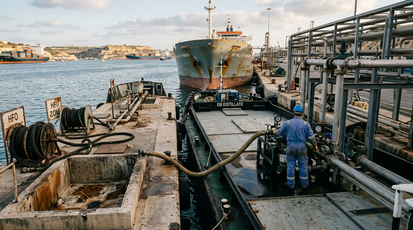 Illustrative image for Malta Bunkering Shifts to Distillates as Fuel Oil Demand Declines