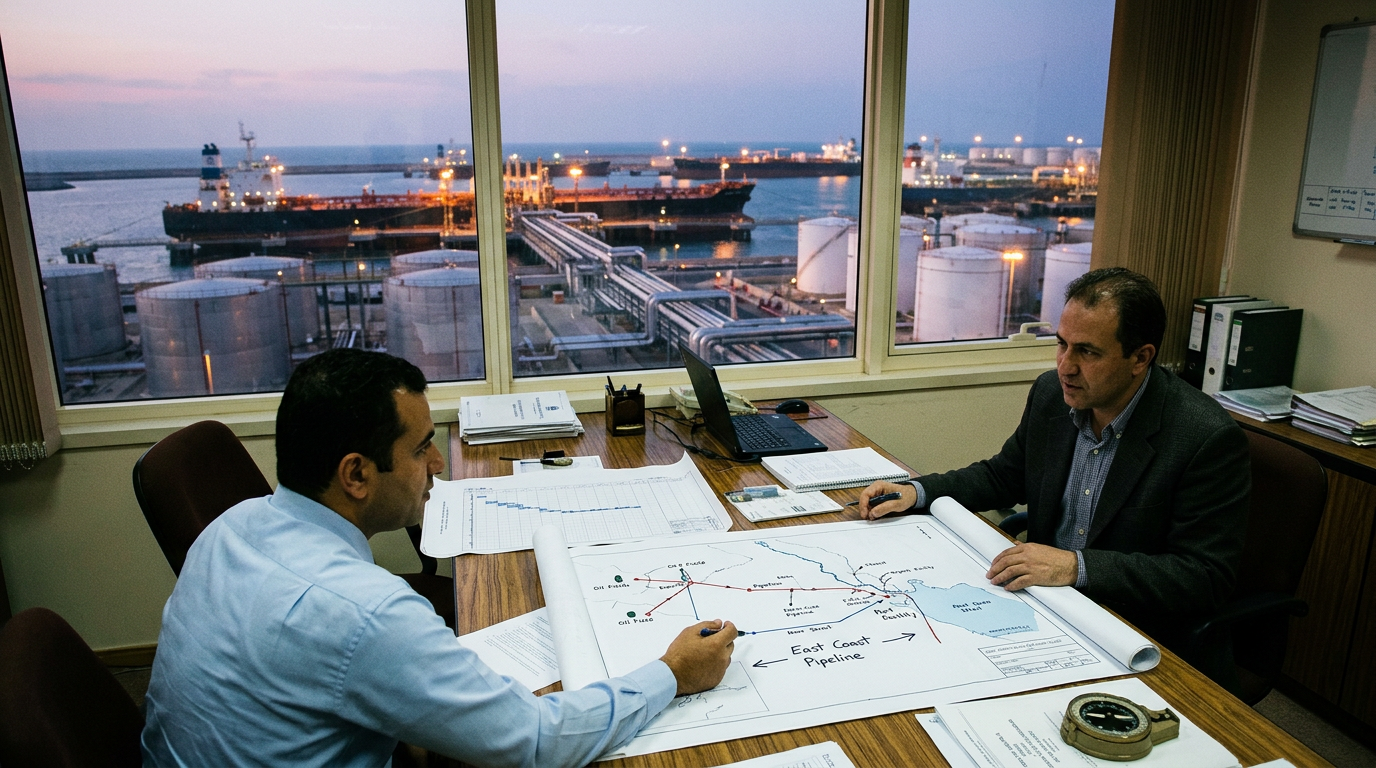 Illustrative image for Middle East Pipeline Investments Shift Oil Logistics Beyond Hormuz
