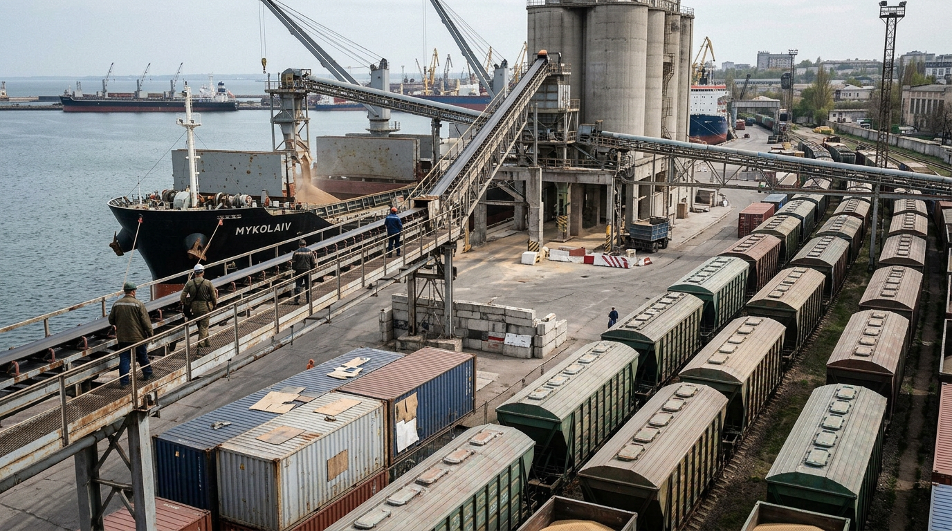 Illustrative image for Ukrainian Commodity Trading: Navigating Logistics Under Wartime Pressure